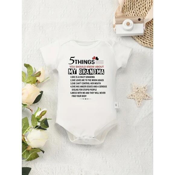 Carter's Bodysuits (3) for crafting and home use. Short Sleeve. Size 6 - 12 m - Picture 4 of 6